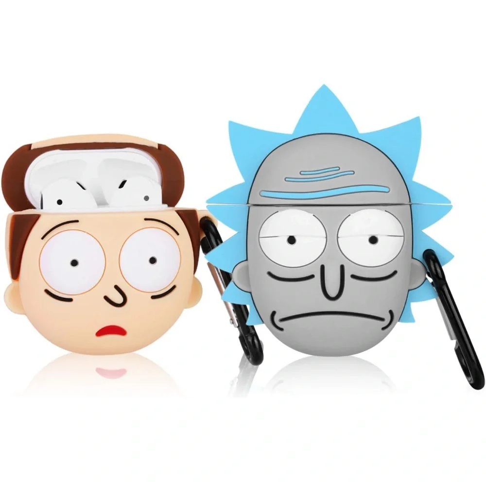 Rick & Morty AirPod Case Covers (Set of 2)